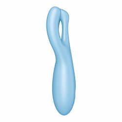 Satisfyer Stimulateur de clitoris connecté Threesome 4 14cm Tiurquoise